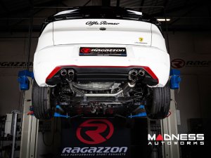 Alfa Romeo Junior Performance Exhaust - 1.2L - Ragazzon - Muffled - Axle Back - Single Exit/ Dual Polished Tips